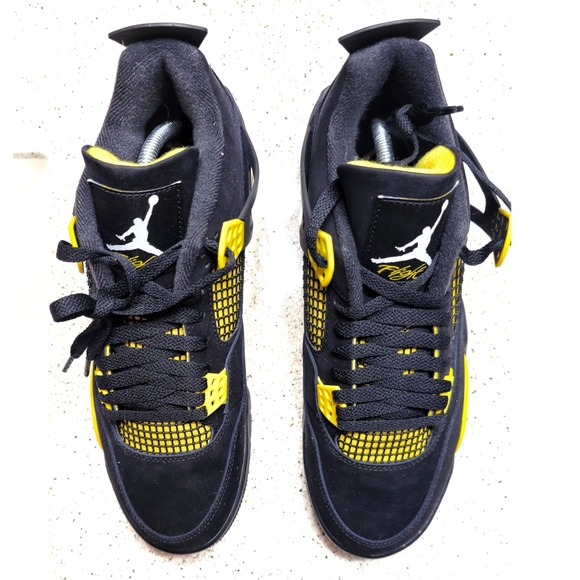 JORDAN | air jordan 4 retro "thunder" sneakers - Picture 11 of 14